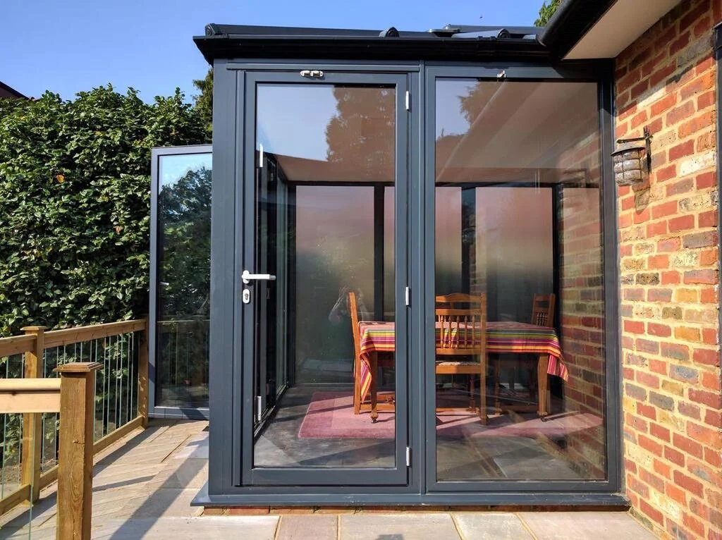 Smart glass automatic door