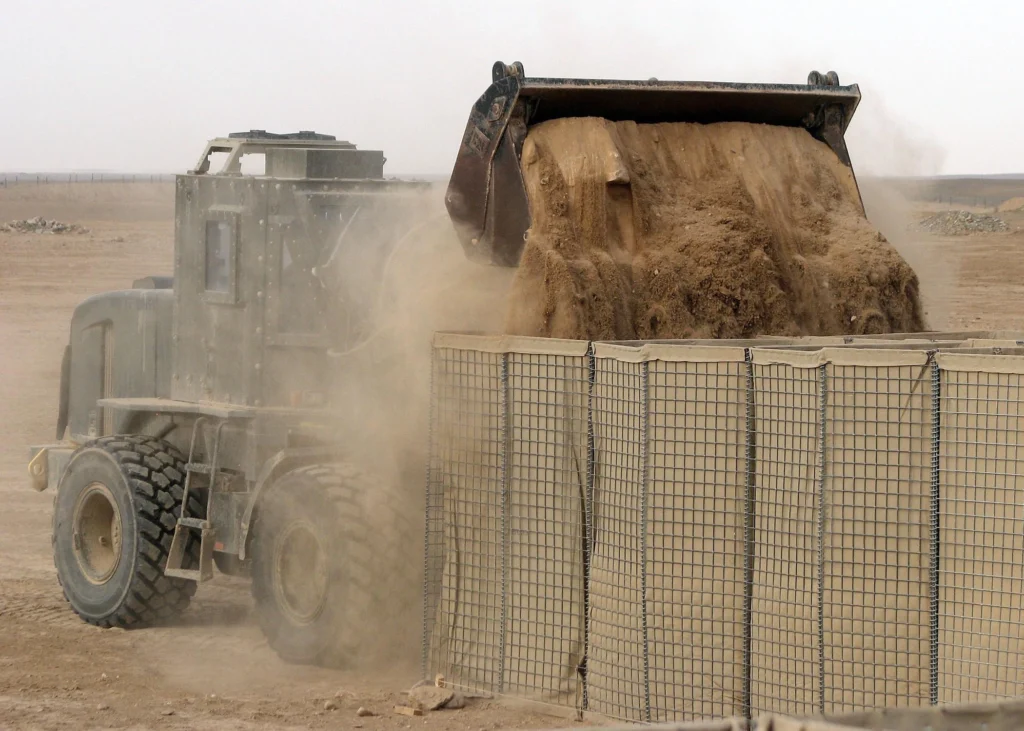 Hesco Barriers for Security and Infrastructure