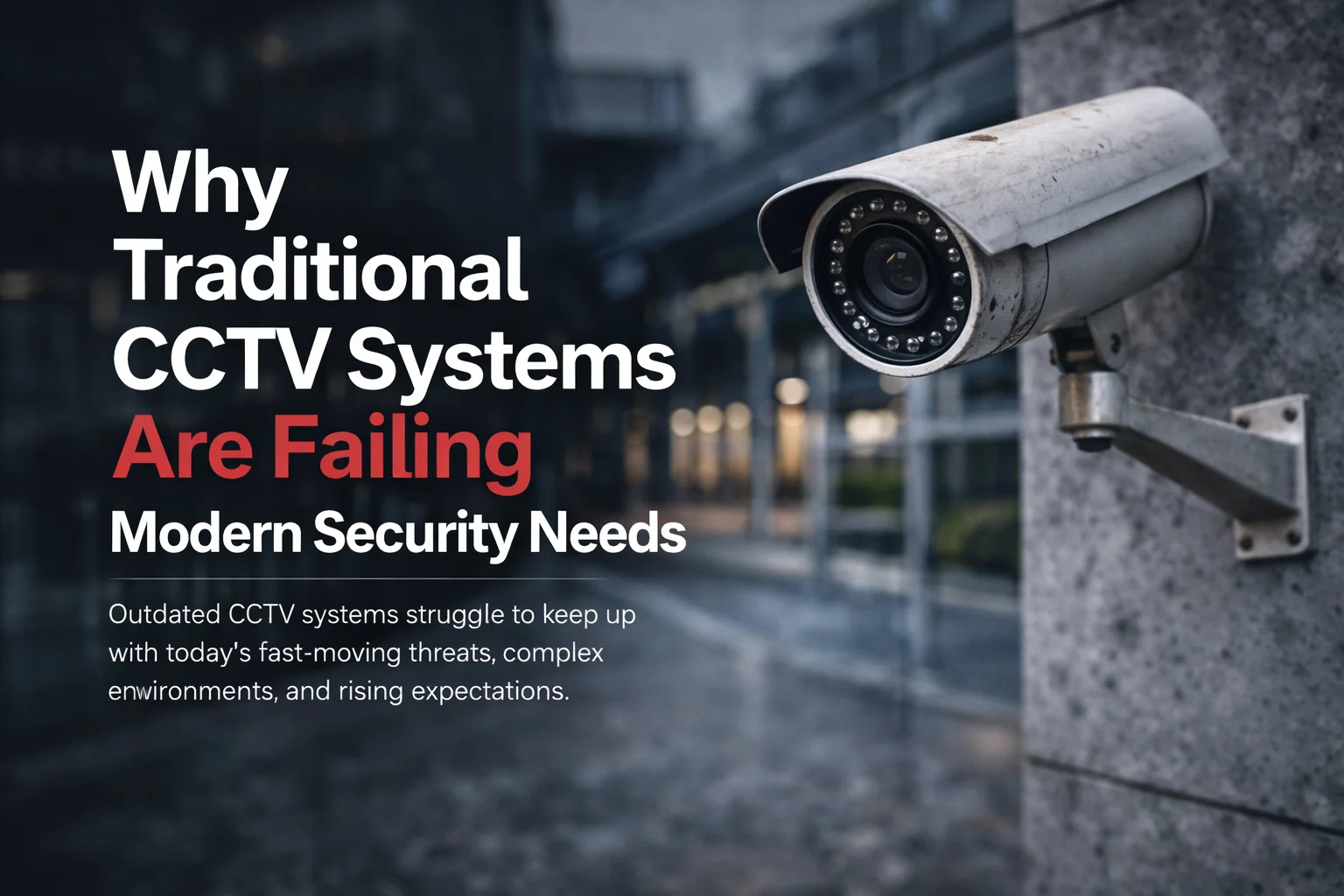 Why Traditional CCTV Systems Are Failing Modern Security Needs in Pakistan