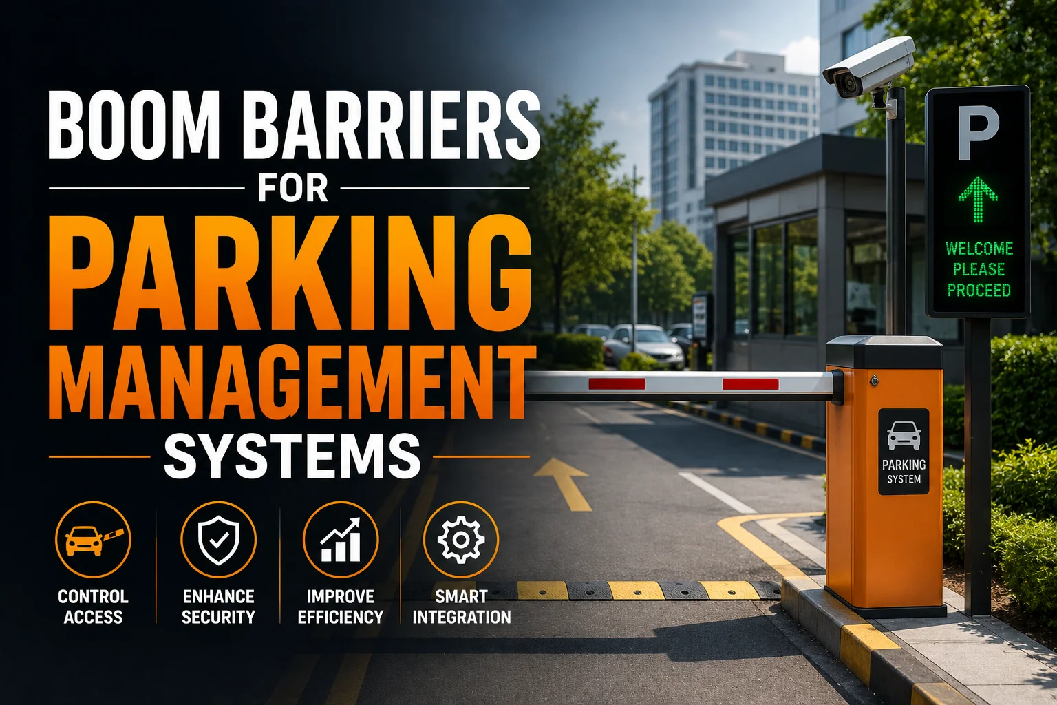 Boom Barriers for Parking Management Systems