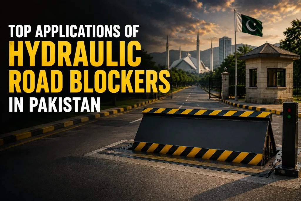 Top Applications of Hydraulic Road Blockers in Pakistan