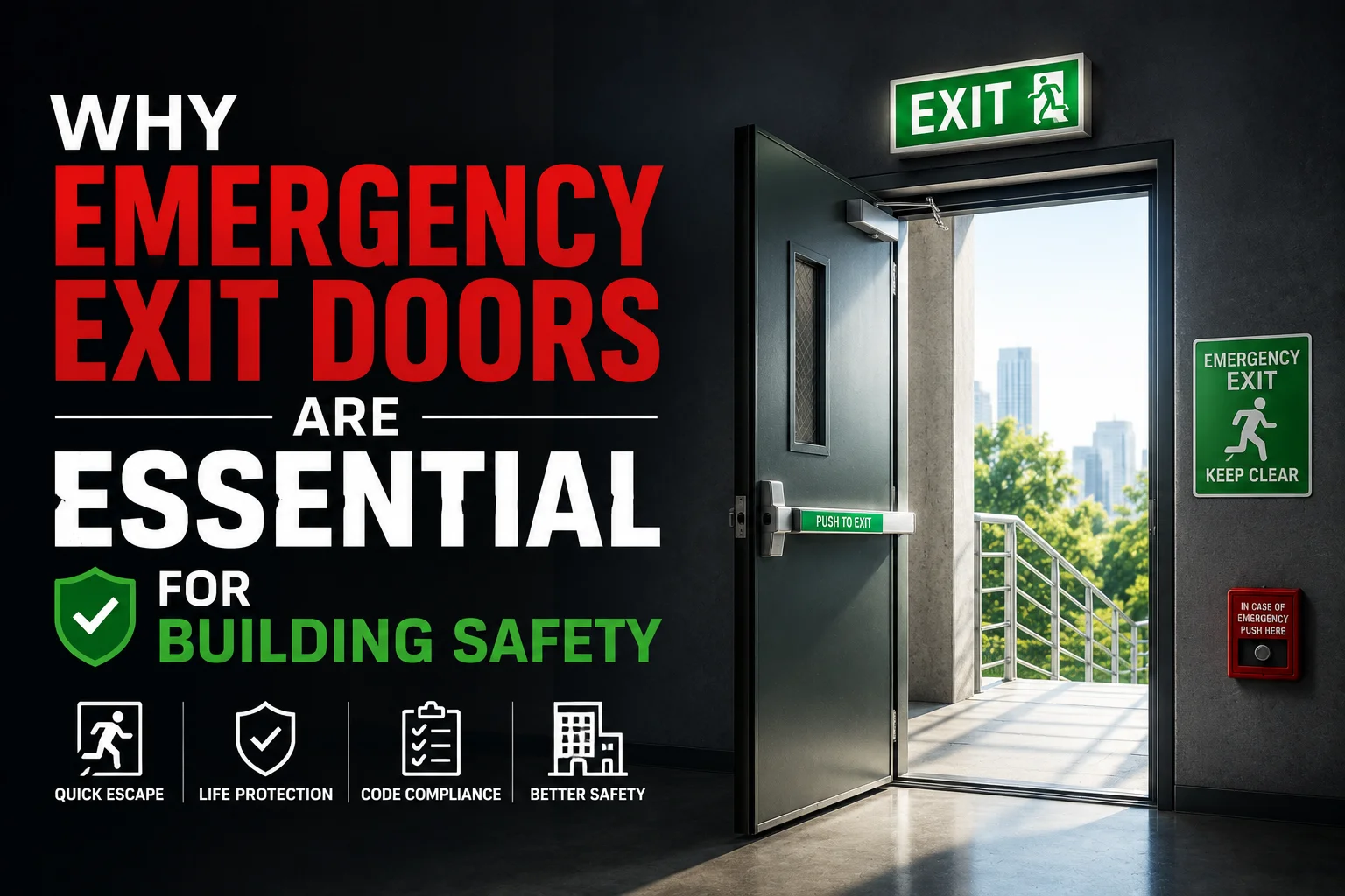 Why Emergency Exit Doors Are Essential for Building Safety