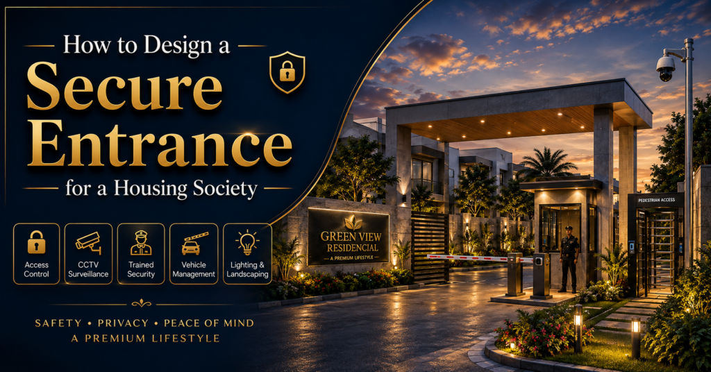 How to Design a Secure Entrance for a Housing Society