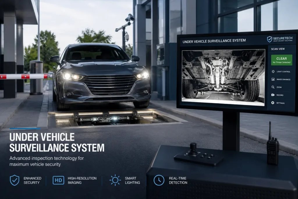 Under vehicle surveillance system for advanced vehicle inspection and security monitoring by Techno-Inn Pakistan