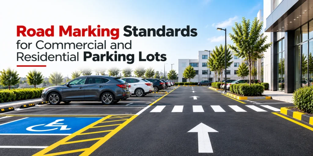Road Marking Standards for Commercial and Residential Parking Lots
